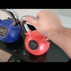 PVC RUBBER - Review of  CAP Color Rubber Coated Kettlebell Review Unboxing CAPHAUS Demo Test