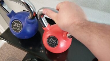 PVC RUBBER - Review of  CAP Color Rubber Coated Kettlebell Review Unboxing CAPHAUS Demo Test