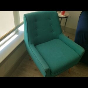 FIRM SOFT - Review of Blue Accent Chair Review Unboxing Linon Demo Test
