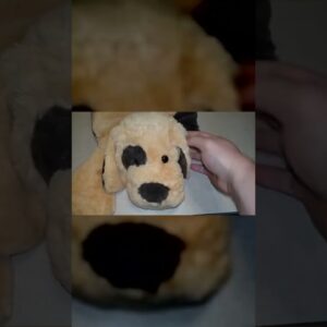 COMFORTING - Lakikid weighted stuffed animal dog 5lb Lap Pad Review Unboxing LakiKid Demo Test