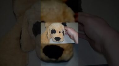 COMFORTING - Lakikid weighted stuffed animal dog 5lb Lap Pad Review Unboxing LakiKid Demo Test