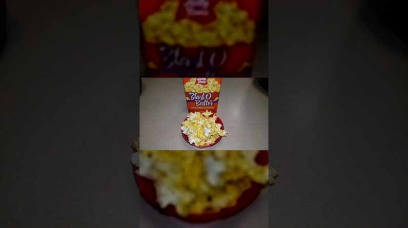 BLASTED Review of Jolly Time Blast O Butter Popcorn Review Unboxing Jolly Time Demo Test