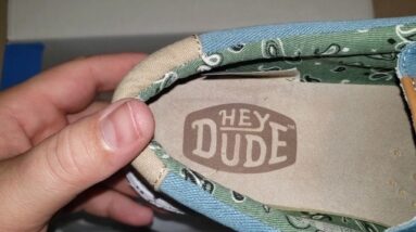WHAT DETAILS? - Review Hey Dude Men's Wally Canvas Review Unboxing HEYDUDE Demo Test