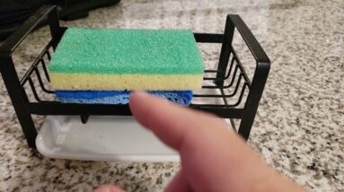 EVAPORATION - Review of Sink Caddy Sponge Holder Review Unboxing HULISEN Demo Test