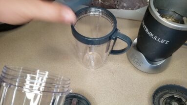 MUG PARTY - Review of Cup and Blade Replacement Nutribullet Review Unboxing NutriBullet Demo Test