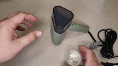 HOT - Review of Pionix Handheld  Garment Steamer Foldable Review Unboxing Pionix Demo Test