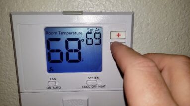 SIMPLE - Review of Pro1 iaq Non-Programmable Thermostats Review Unboxing PRO1 IAQ Demo Test