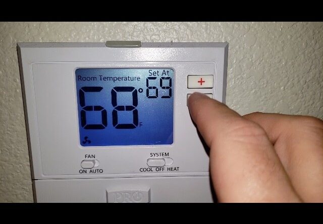 SIMPLE - Review of Pro1 iaq Non-Programmable Thermostats Review Unboxing PRO1 IAQ Demo Test