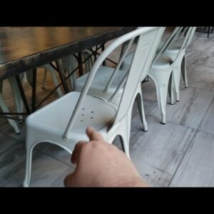 300lb WONDERS - Nazhura Outdoor Stackable Trolix style chair Review Unboxing Nazhura Demo Test
