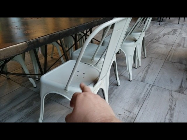 300lb WONDERS - Nazhura Outdoor Stackable Trolix style chair Review Unboxing Nazhura Demo Test