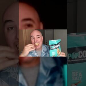 NO KERNALS - PopCorners Sea Salt Popped Corn Snacks Review Unboxing Popcorners Demo Test
