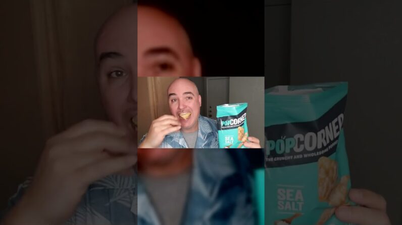 NO KERNALS - PopCorners Sea Salt Popped Corn Snacks Review Unboxing Popcorners Demo Test