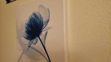 VIBRANT - Review of Blue Flowers on Canvas Review Unboxing Pyradecor Demo Test