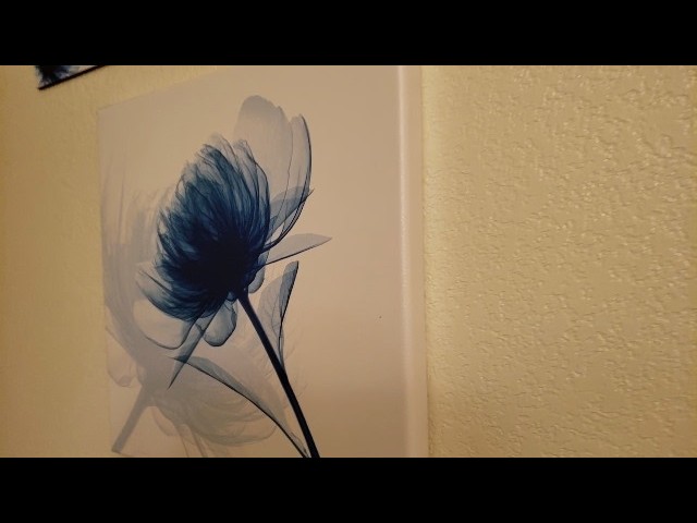 VIBRANT - Review of Blue Flowers on Canvas Review Unboxing Pyradecor Demo Test