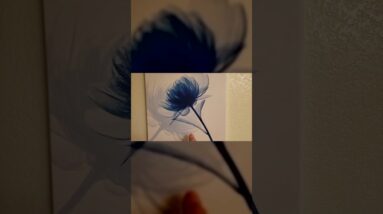 VIBRANT - Review of Blue Flowers on Canvas Review Unboxing Pyradecor Demo Test