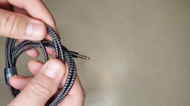 BRAIDED - Review of BlueRigger 3.5mm Stereo Audio Cable Review Unboxing BlueRigger Demo Test