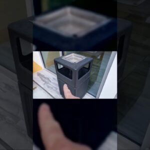 VELCRO THICK - Review of Safco Canmeleon Outdoor Trash Can Review Unboxing Safco Demo Test