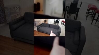 SOFT FIRM - Review of Grey Modern Elevated Sofa Review Unboxing Hawthorne Collections Demo Test
