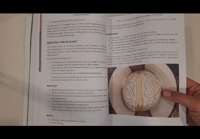INTERESTING DESIGN-TECHNIQUES? Art of Scoring Sourdough Bread Cookbook Review Unboxing Caterina Mila
