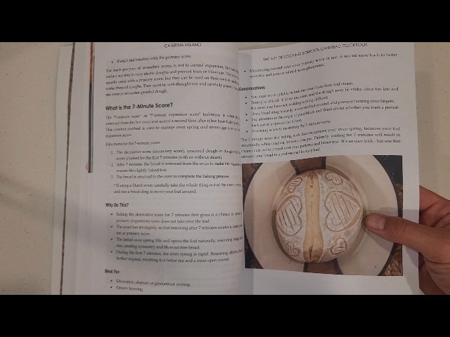 INTERESTING DESIGN-TECHNIQUES? Art of Scoring Sourdough Bread Cookbook Review Unboxing Caterina Mila
