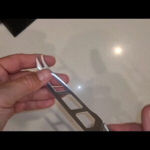 NOT-SHARP HARD-TO-HOLD? 5 Inch Pronged Serrated Cutluxe Cheese Knife Review Unboxing Cutluxe Demo Te