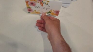 GOOD-GRIP ALL-CARDS?  Vapori Hard Plastic Book-Fold Greeting Card Stands Review Unboxing Vapori Demo