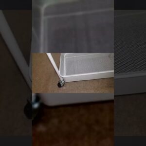 IS-IT EASY? CAXXA 3-Tier Rolling Metal Storage Cart Review Unboxing CAXXA Demo Test
