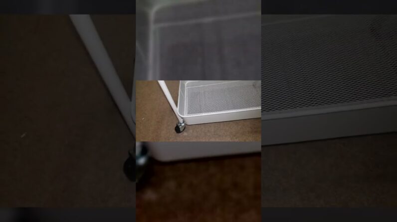 IS-IT EASY? CAXXA 3-Tier Rolling Metal Storage Cart Review Unboxing CAXXA Demo Test