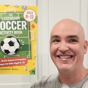 INTERACTIVE-FUN IMAGE-TASKS? Legendary Soccer Activity Book for Kids Review Unboxing Playmaker Books
