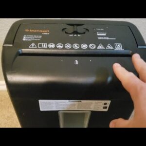 CUT-HOW? Unboxing Bonsaii 10-Sheet Cross Cut Paper Shredder Review Unboxing bonsaii Demo Test