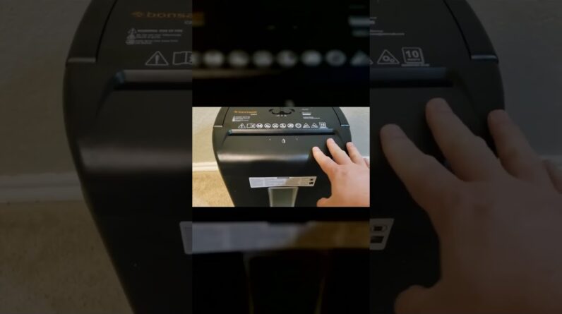 CUT-HOW? Unboxing Bonsaii 10-Sheet Cross Cut Paper Shredder Review Unboxing bonsaii Demo Test