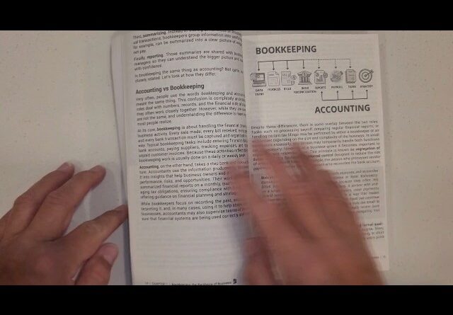 INTERACTIVE LEARNING? Bookkeeping for Beginners All-in-One Guide Book Review Unboxing Finance Knight