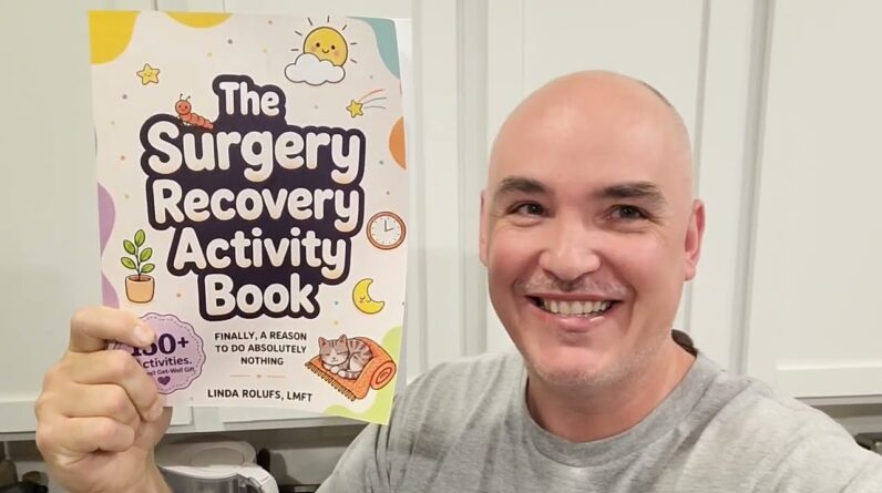 ENOUGH-ACTIVITIES INTERACTIVE-FUN? Surgery Recovery Activity Book Review Unboxing by Linda Rolufs