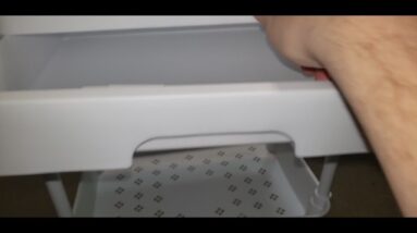 HOW STURDY? Calmootey 4-Tier Rolling Utility Cart Review Unboxing Calmootey Demo Test