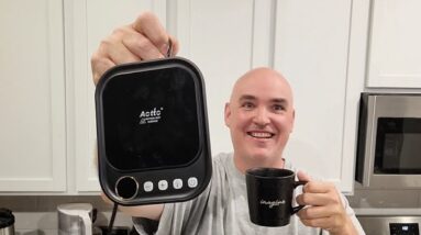 STEAMY-HOT MAINTAINS-HEAT? Aotto Coffee Mug Warmer for Desk Review Unboxing Demo Test