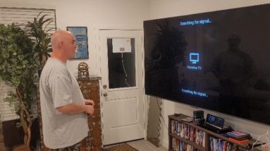 HARD-TO-INSTALL CHANNELS CLEAR? Sherriva Indoor Ultra Thin Amplified TV Antenna Review Unboxing SHER