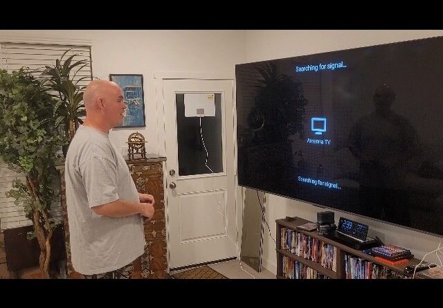 HARD-TO-INSTALL CHANNELS CLEAR? Sherriva Indoor Ultra Thin Amplified TV Antenna Review Unboxing SHER