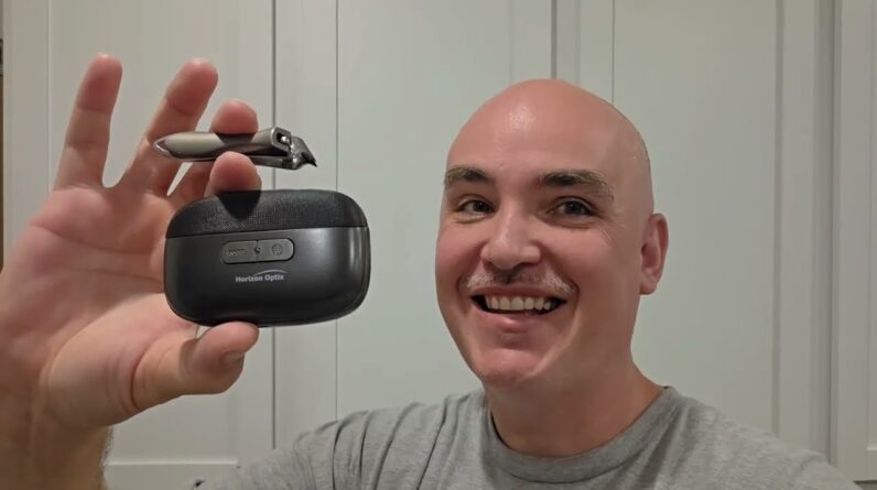 SMOOTH-ROUND-FINGERNAILS GRIND-TONAILS? Horizon Optix Smart Electric Nail Clippers Seniors Review