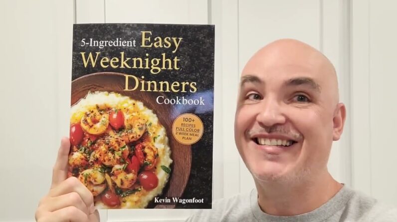 A Quick Look at the 5 ingredient cookbook Weeknight Dinners Cookbook Review Unboxing
