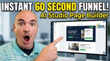AI Powered Funnel Landing and Bonus Page Builder Demo   Highlevel Funnel AI Review