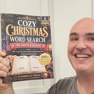BEAUTIFUL INTERACTIVE-FUN? Cozy Christmas Word Search Book for Adults & Seniors