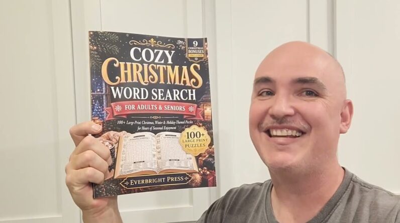 BEAUTIFUL INTERACTIVE-FUN? Cozy Christmas Word Search Book for Adults & Seniors