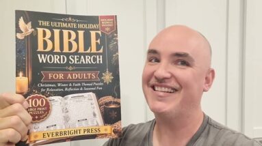 BOOK-CHAPTER-VERSE WORD-FUN? Ultimate Holiday Bible Word Search for Adults Review Unboxing
