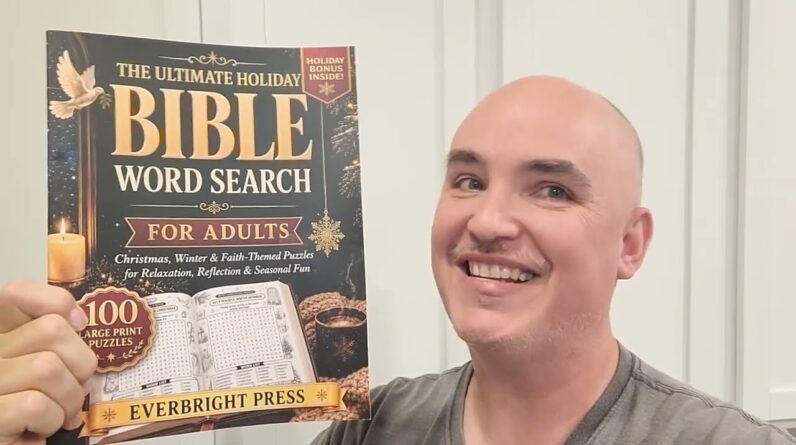 BOOK-CHAPTER-VERSE WORD-FUN? Ultimate Holiday Bible Word Search for Adults Review Unboxing